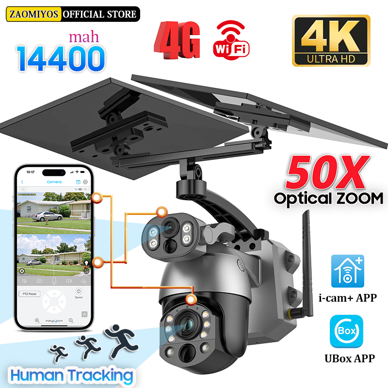 Smart Home Camera Ezviz - 4K 50X ZOOM 10 MP zonnecamera