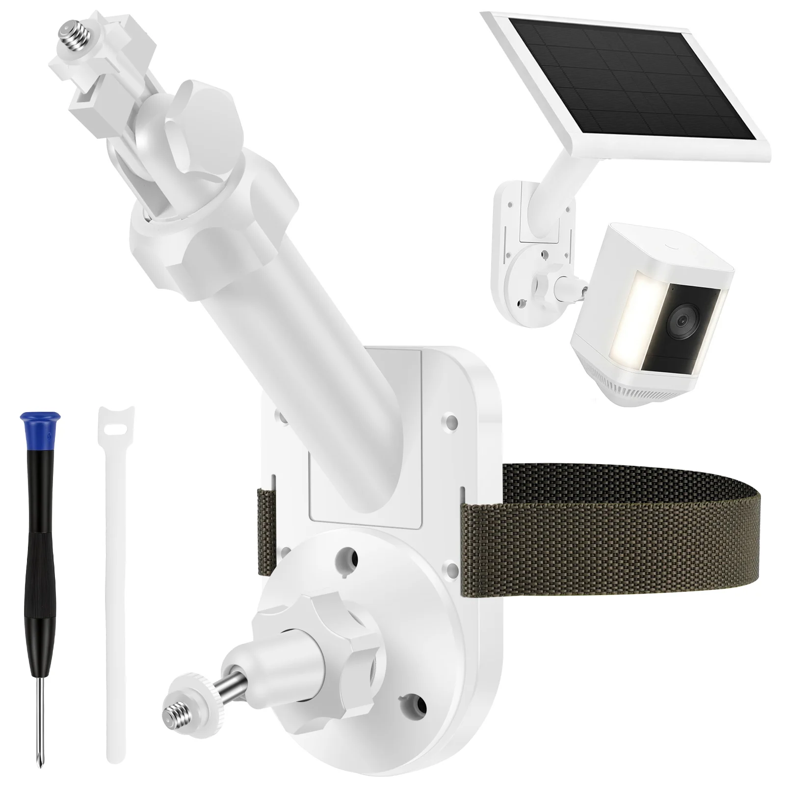 Eufy Camera E220 - 2-in-1 zonnepaneel- en beveiligingscamera-bevestigingsbeugel, verstelbaar, met