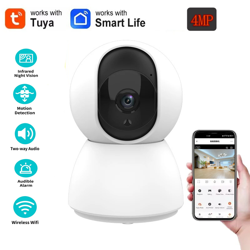 Smart Home Video - Taya 4MP WiFi HD-camera, geschikt voor