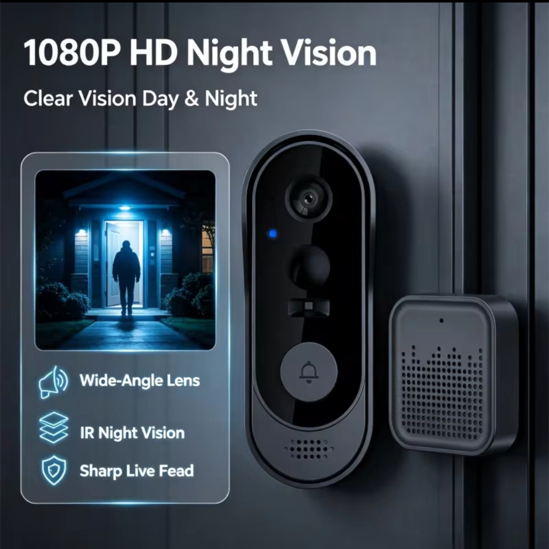 Smart Home Video - Tuya WiFi Smart Video Deurbel 1080P