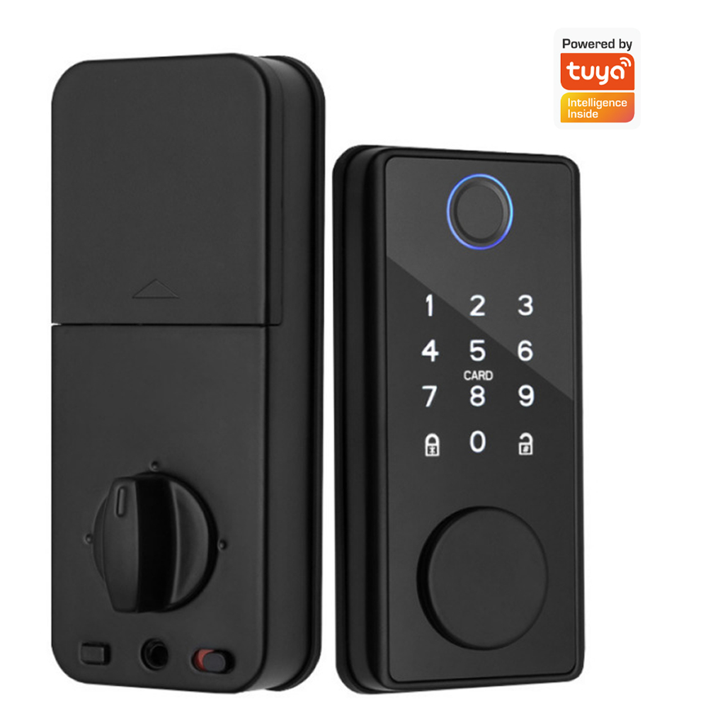 Smart Home Door Lock - Ondersteunt Tuya-app, afstandsbediening, deurvergrendeling met sleutels,