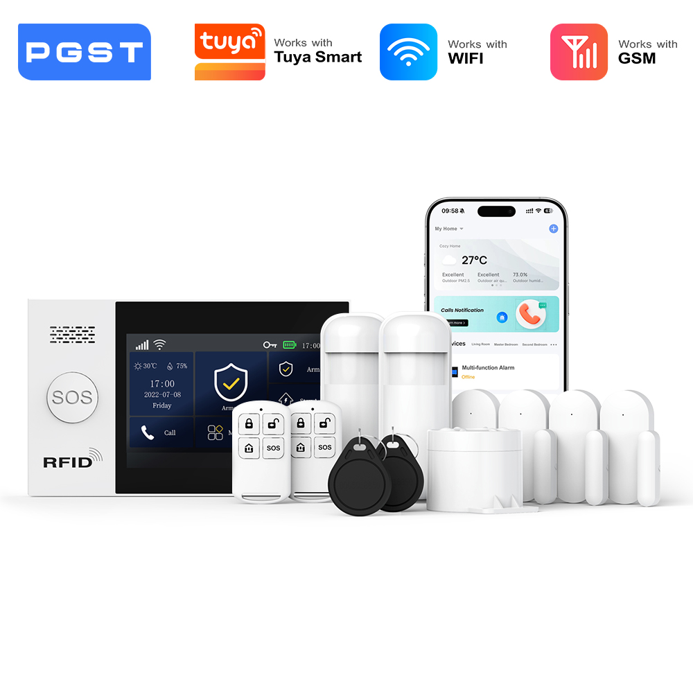 Smart Home Wiser - PGST slim inbraakalarm pakket WiFi 2G