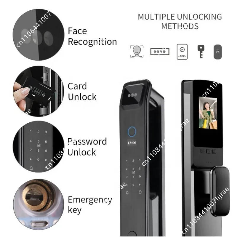 3D-gezichtsherkenning, vingera - Smart Home Door Lock recensie en prijs