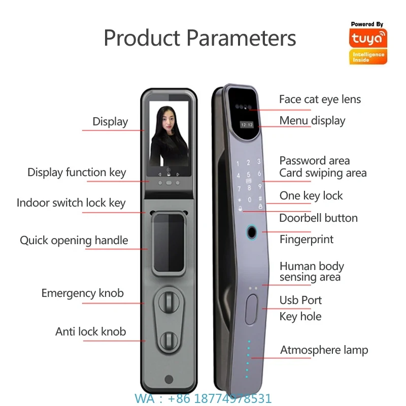 WIFI gezichtsherkenning slimme - Smart Home Door Lock recensie en prijs