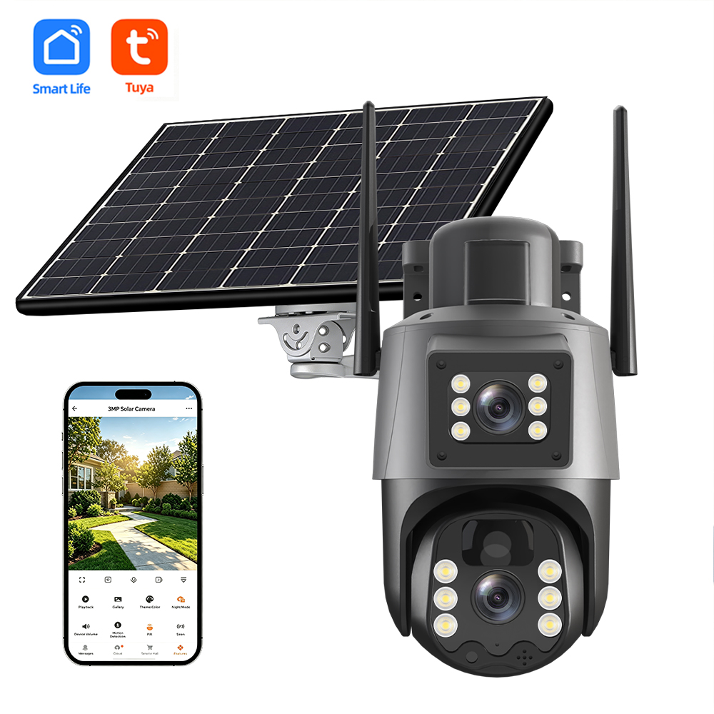 6MP Tuya 4G Solar Dual-Lens Ca - Smart Home Wiser recensie en prijs