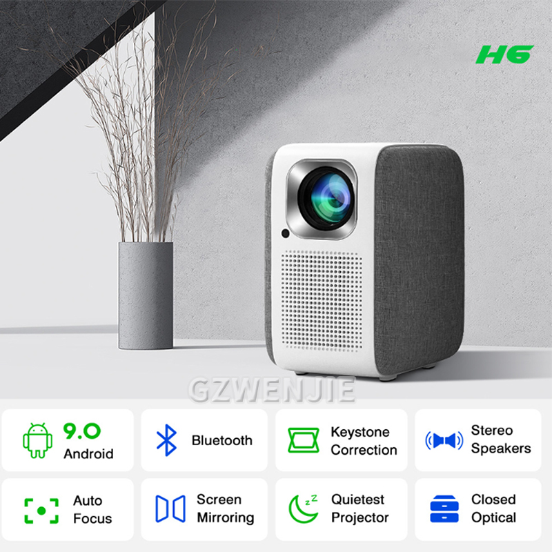H6 Mini-projector LED 1080P Fu - Smart Home Video recensie en prijs