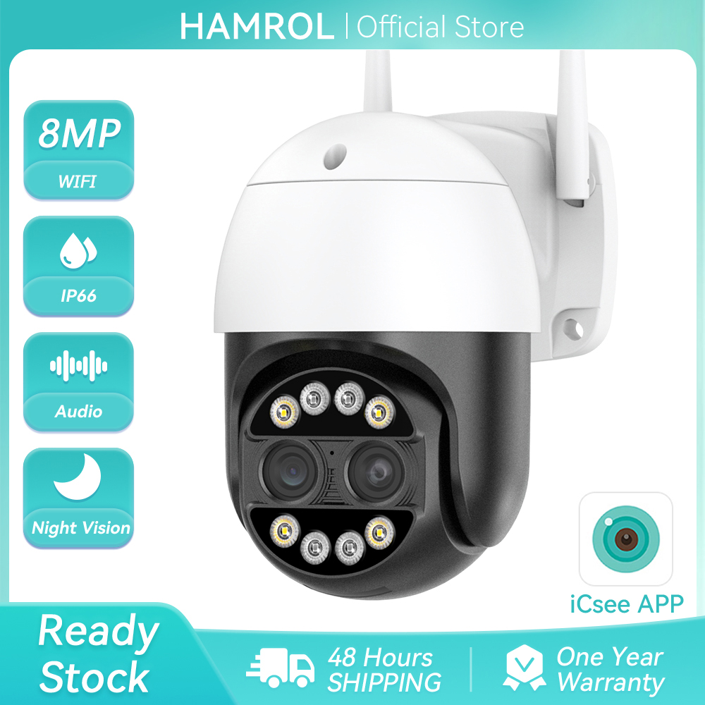 8MP PTZ WIFI Camera Dubbele Le - Smart Home Camera Ezviz recensie en prijs