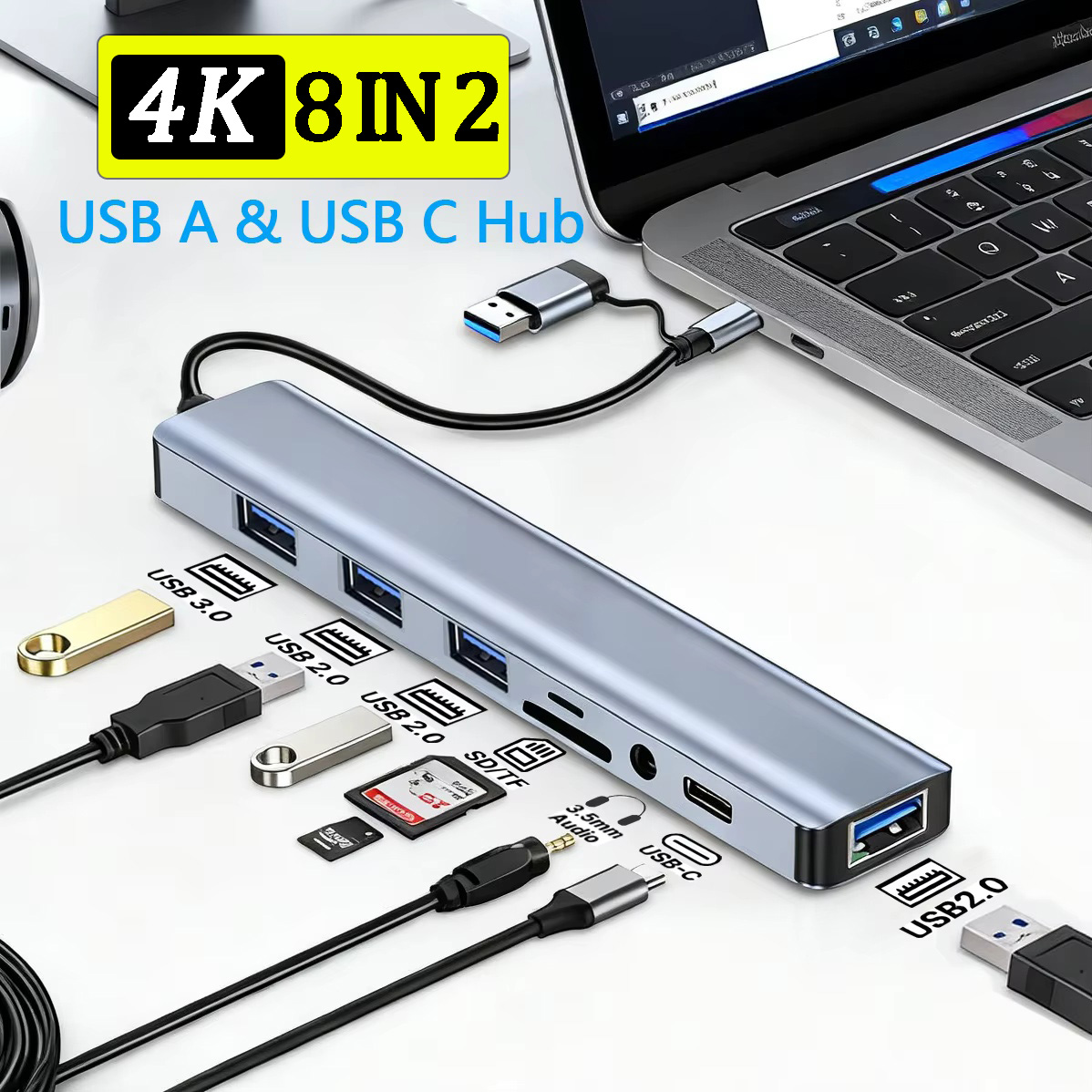 8-in-2 USB-C Hub Expander Mult - Smart Home Hub 2 recensie en prijs
