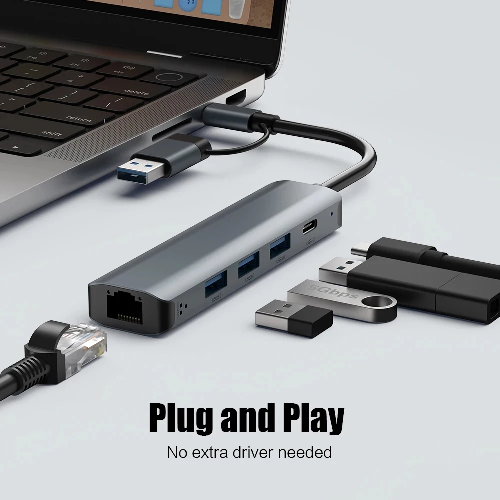 5-in-2 USB-C-hub met Gigabit E - Smart Home Hub 2 recensie en prijs