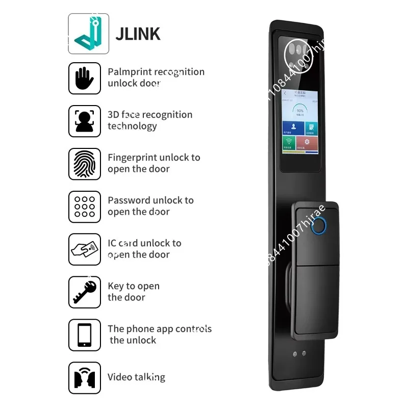 3D-gezichts- en handvenenherke - Smart Home Door Lock recensie en prijs